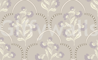 Floral Lattice Wallpaper⁠