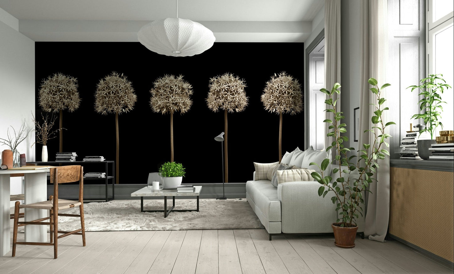 Elegant contemporary floral art.

