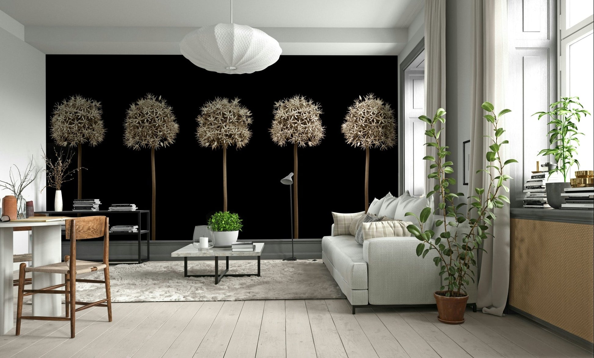 Elegant contemporary floral art.

