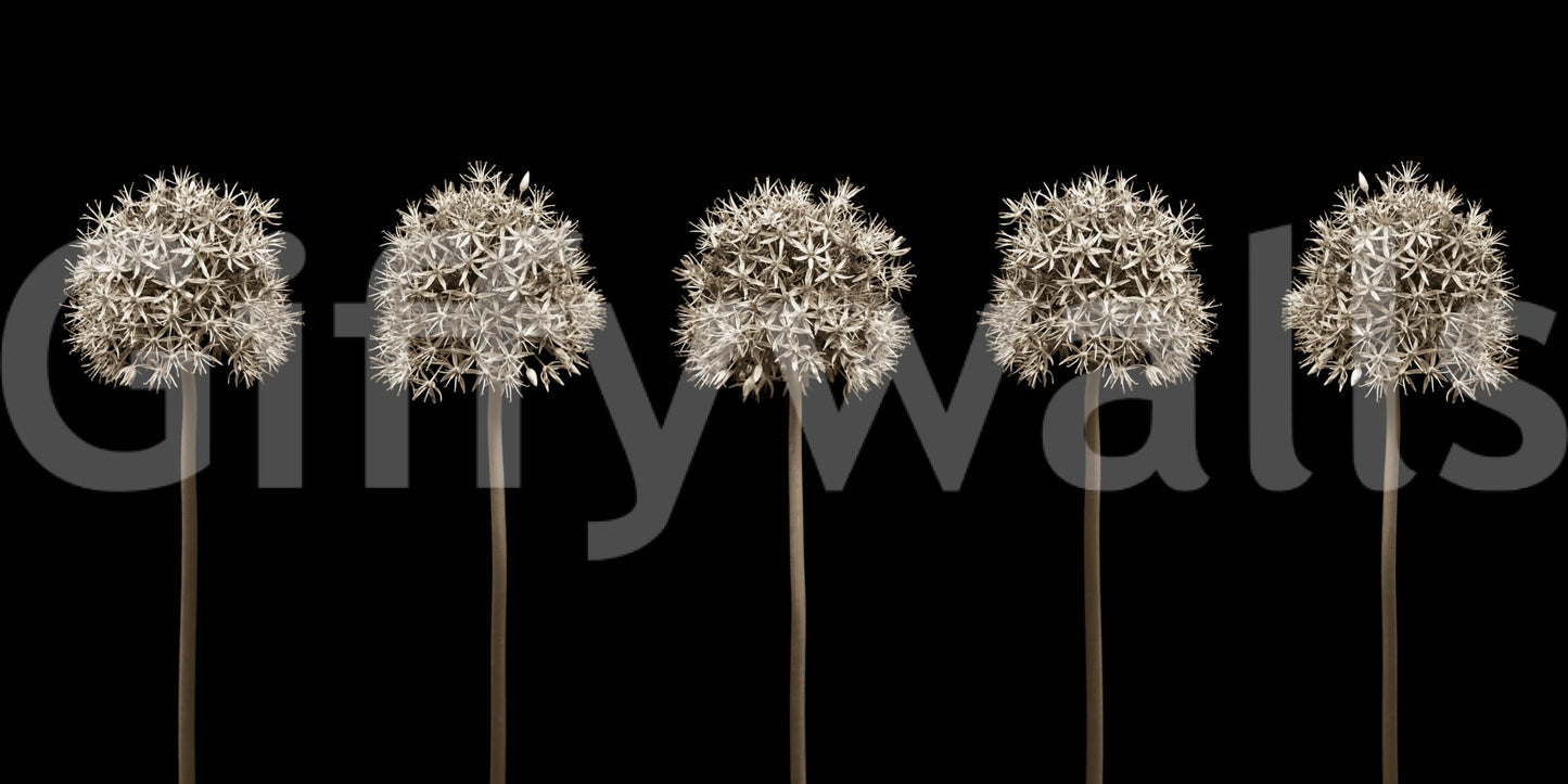 Unique flower motif for walls.

