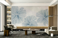 The flowers and stems are arranged in a random, natural-looking pattern.

