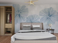 The background is a solid, light, neutral color like off-white.

