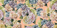 An artistic nature inspired mural for home decor.