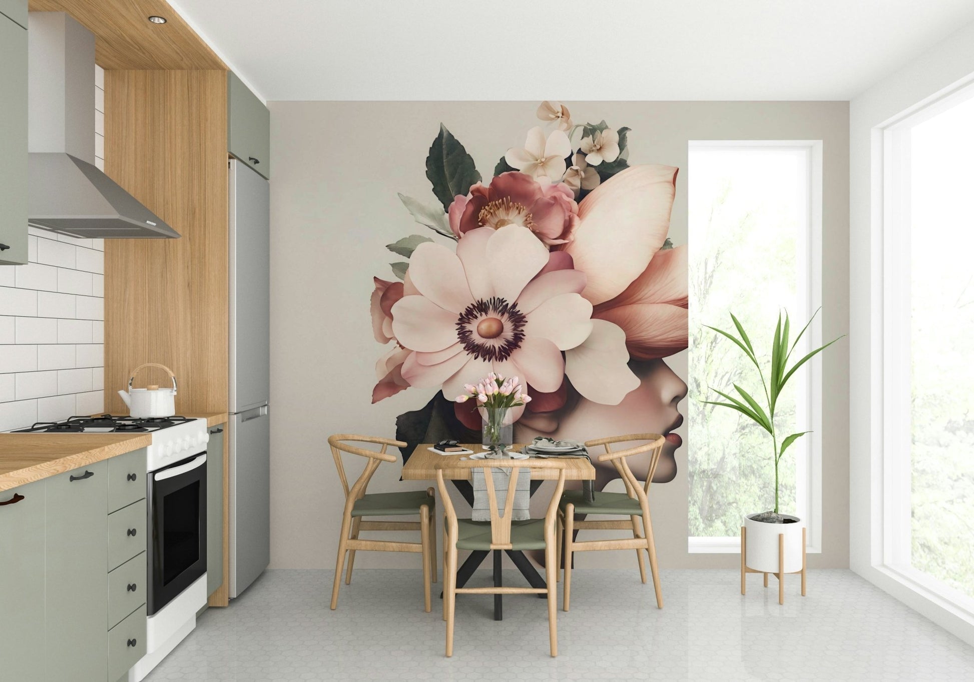 Wallpaper for walls with a unique, artistic feel

