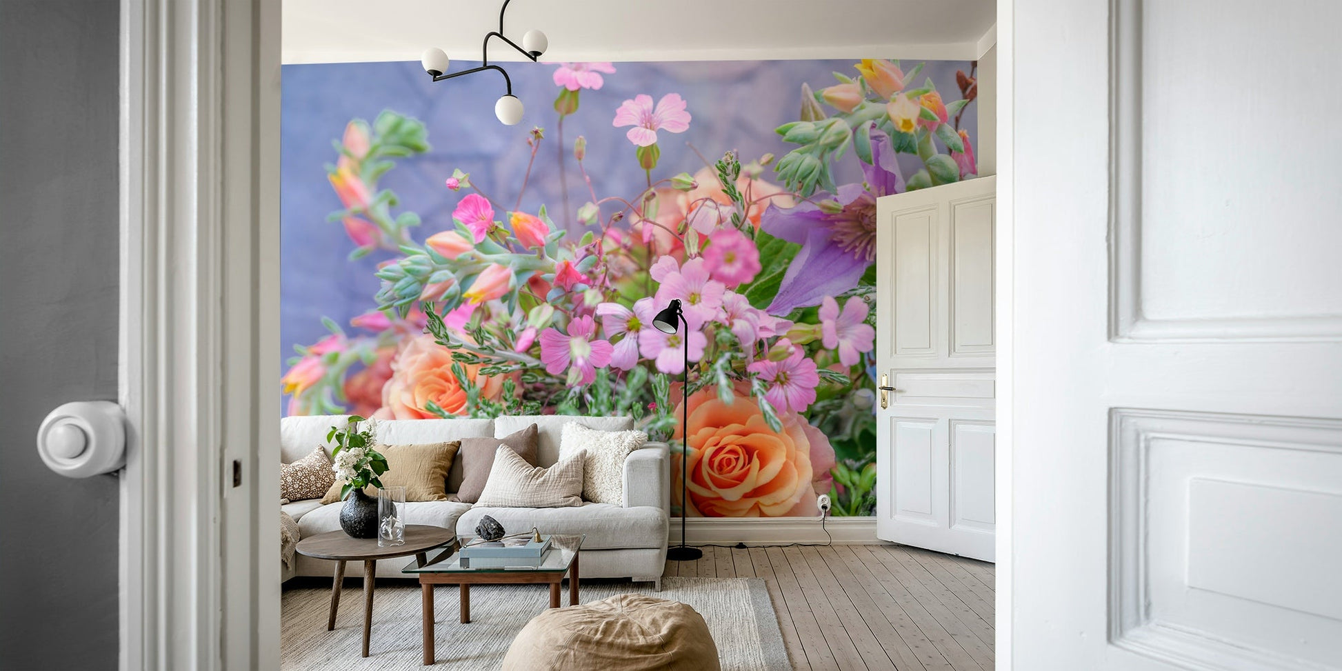 The image has a soft-focus, watercolor-like look.

