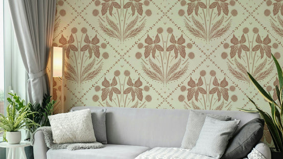 Organic-inspired floral wall design, GD2507