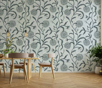 Graceful flower design wallpaper
