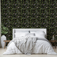 An artistic nature inspired mural for home decor.

