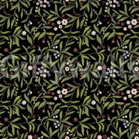 A high-quality serene botanical wall mural for walls.

