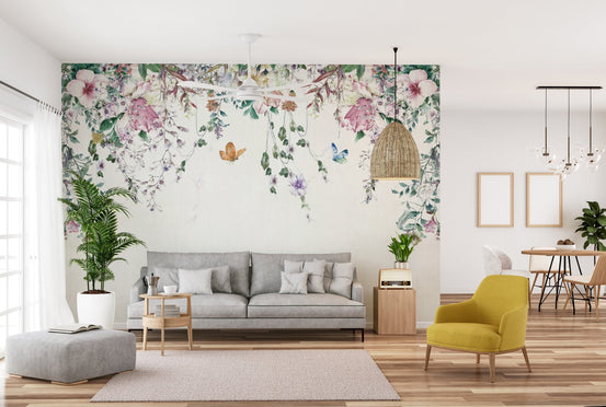 Colorful Botanical Wall Mural B586
