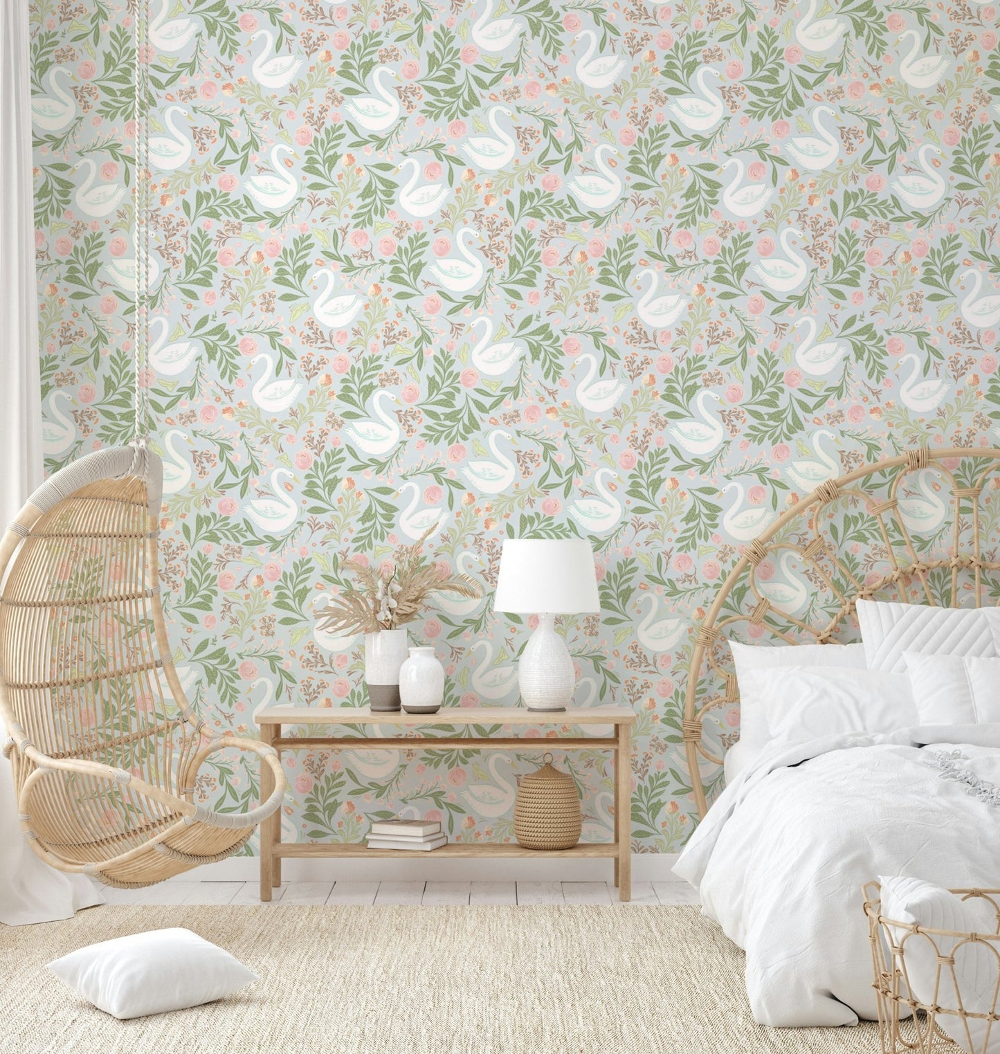 The feeling is one of fresh elegance.

