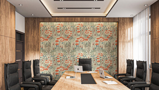Floral Vintage Symphony Wallpaper