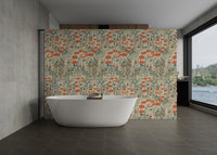 Stylish Symphony wallpaper with floral elegance, AN85