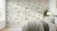 Floral Whispers Watercolor wallpaper for walls