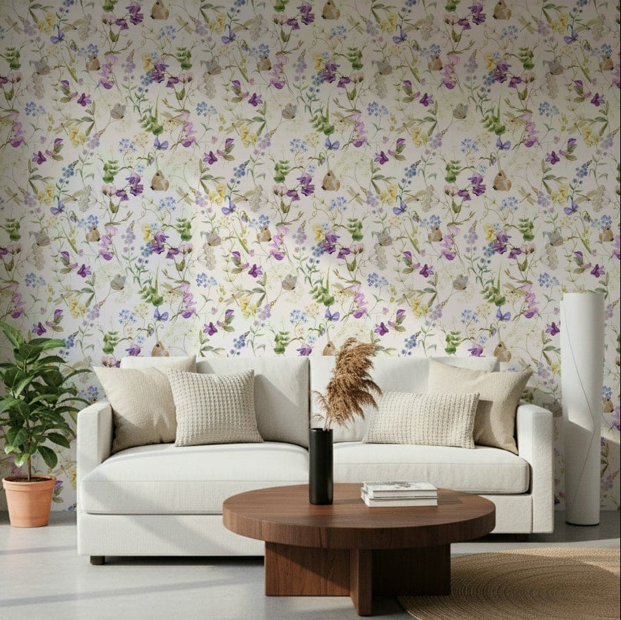 Elegant wildflower print Floral Whispers home décor item, GD7162