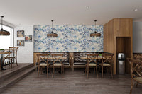 Luxurious fresco wallpaper with intricate patterns AN70