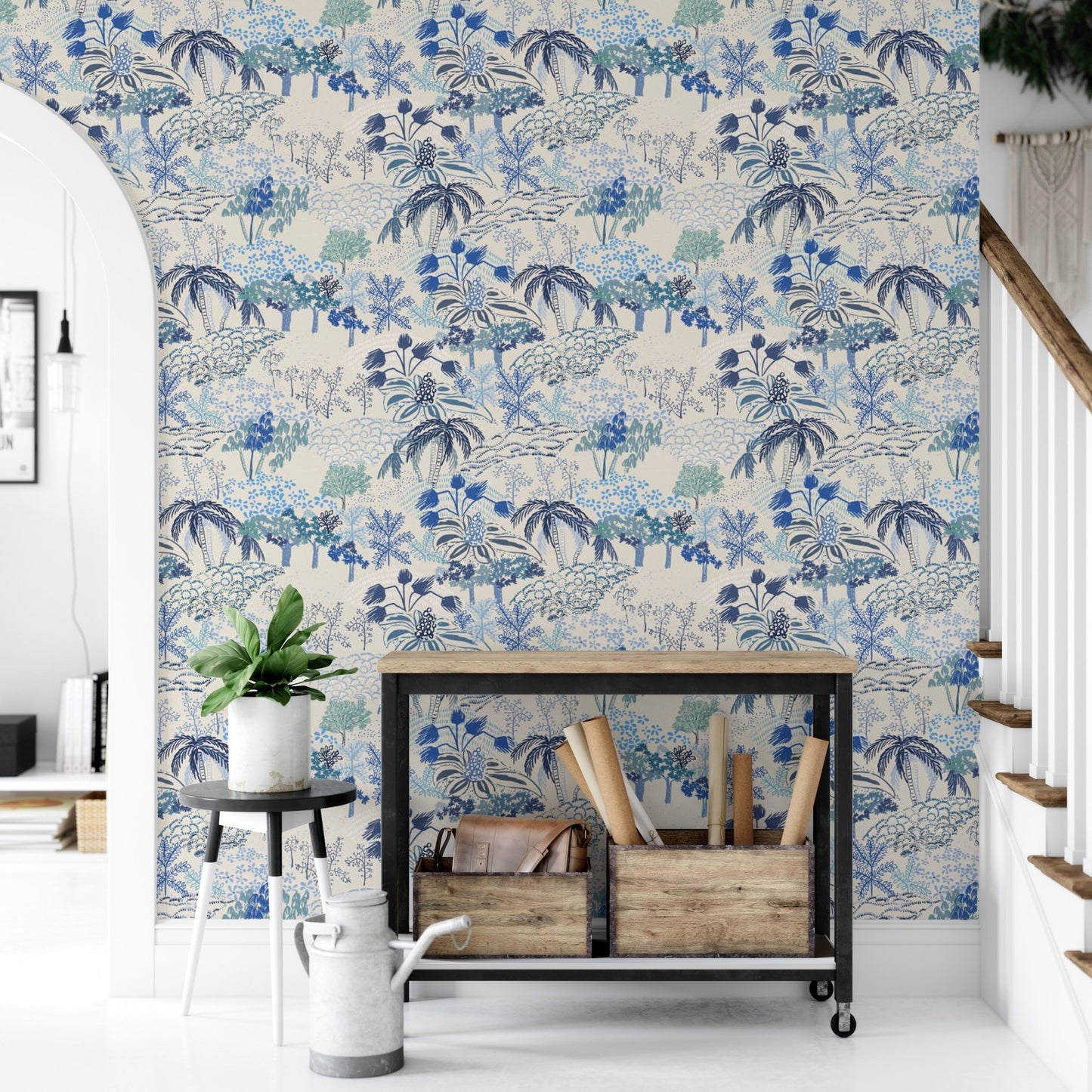 Graceful Florentine wallpaper for serene walls AN70