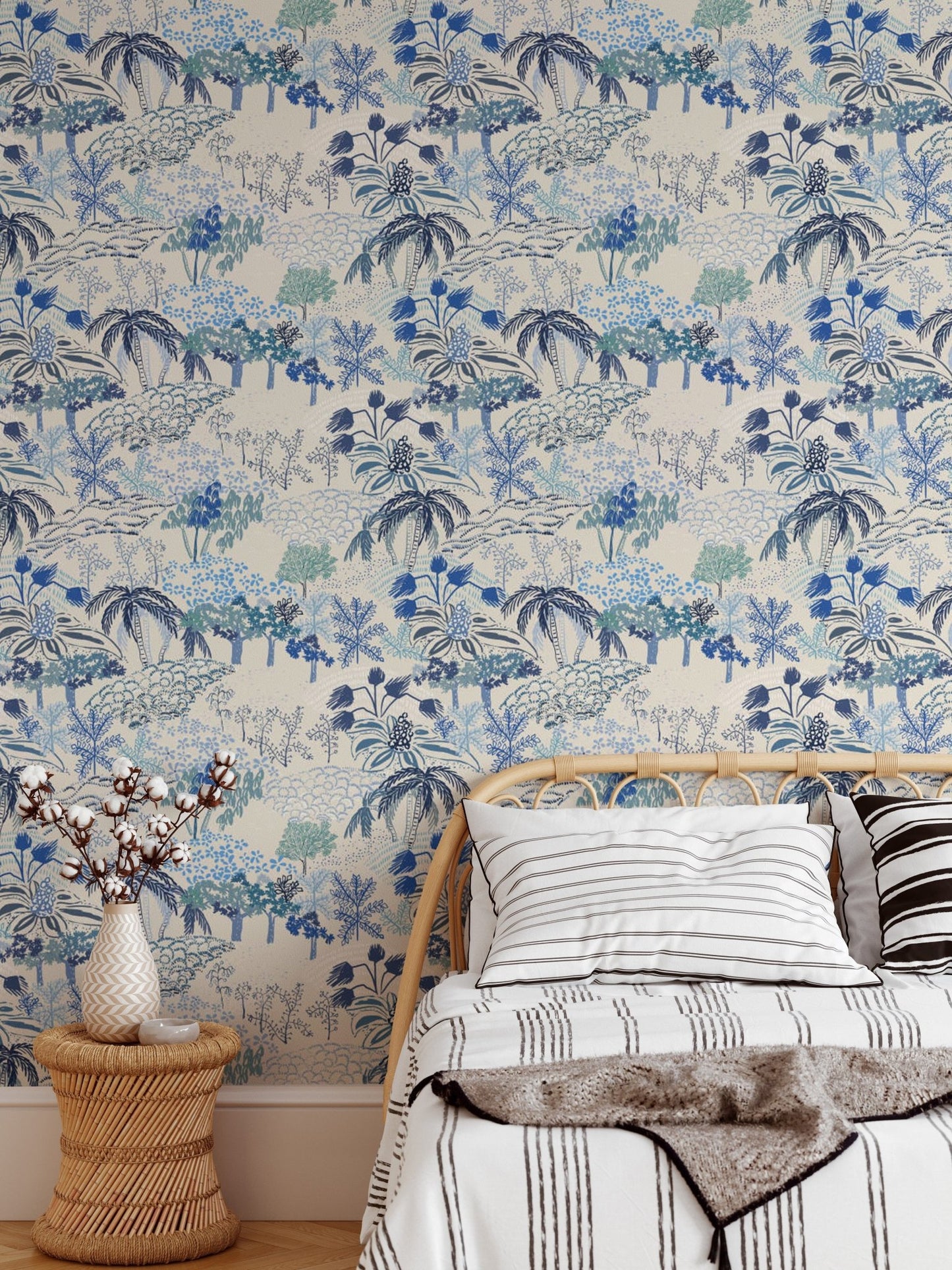 Elegant Florentine fresco wallpaper for interiors AN70