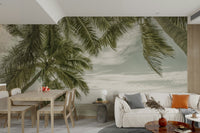 Vintage-style ocean view mural for Florida homes

