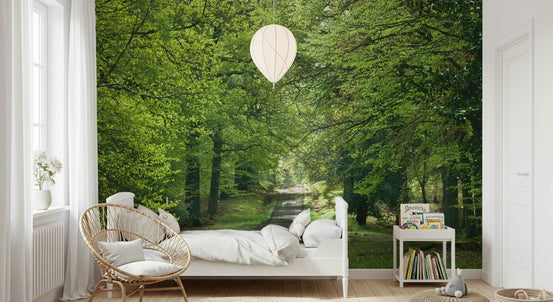 Outdoor vista wallpaper, gentle Flourishing Path scenery., GD7108