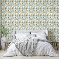 Flow and Bloom wallpaper with yellow blooms GD139

