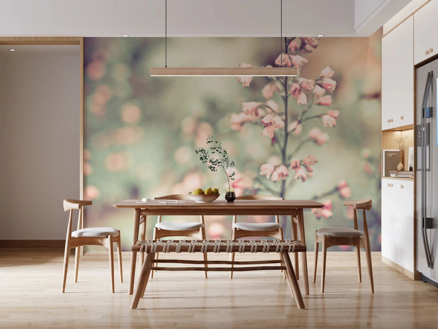 Flowering Heuchera Wall Mural