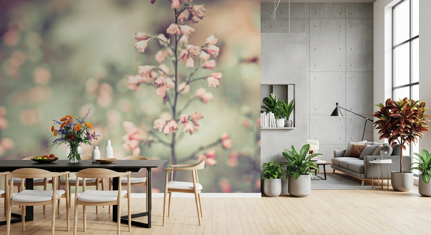 Flowering Heuchera Wall Mural