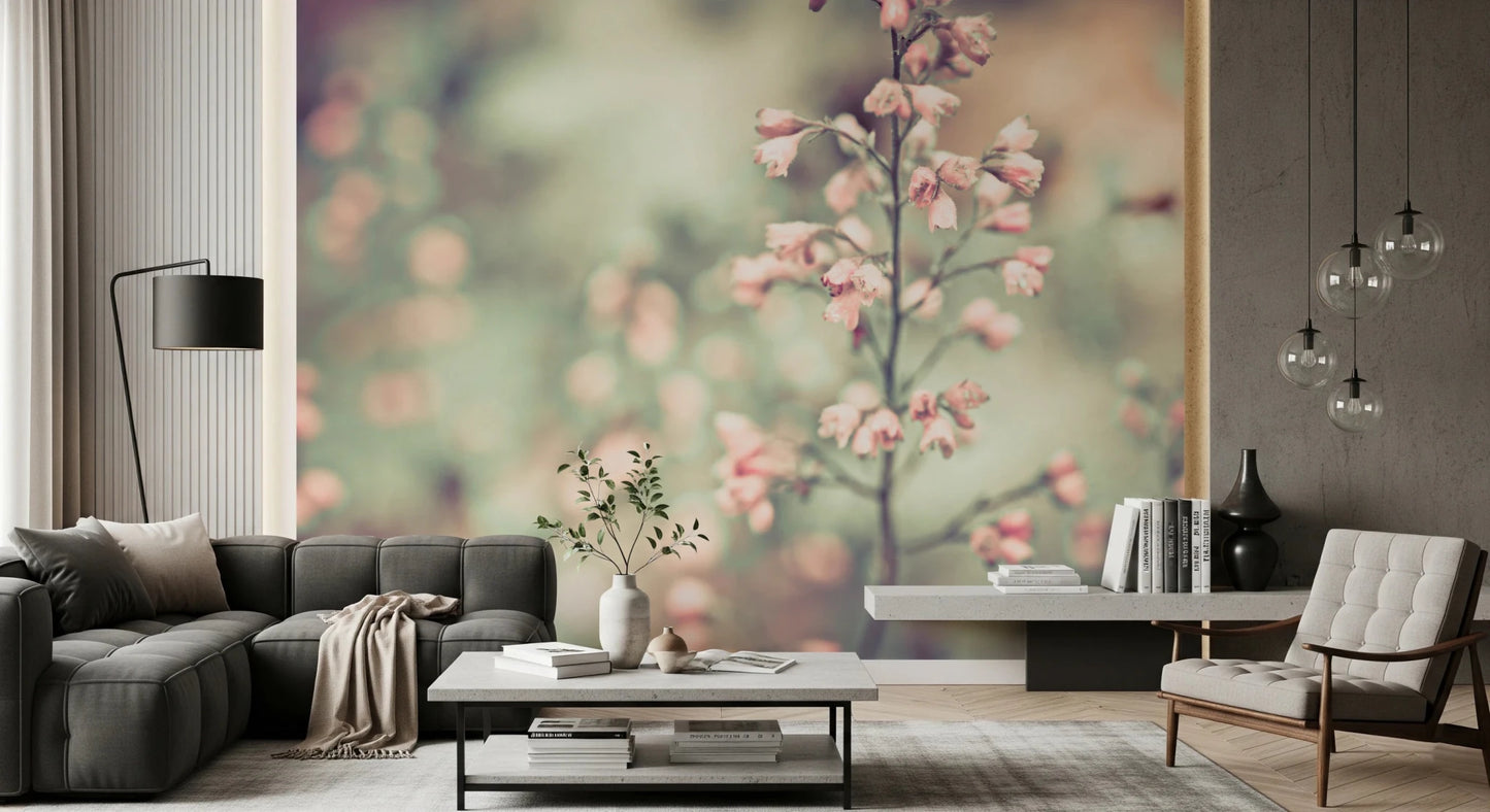 Flowering Heuchera Wall Mural
