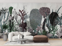 Flowers & Plant Wallpaper Mural
