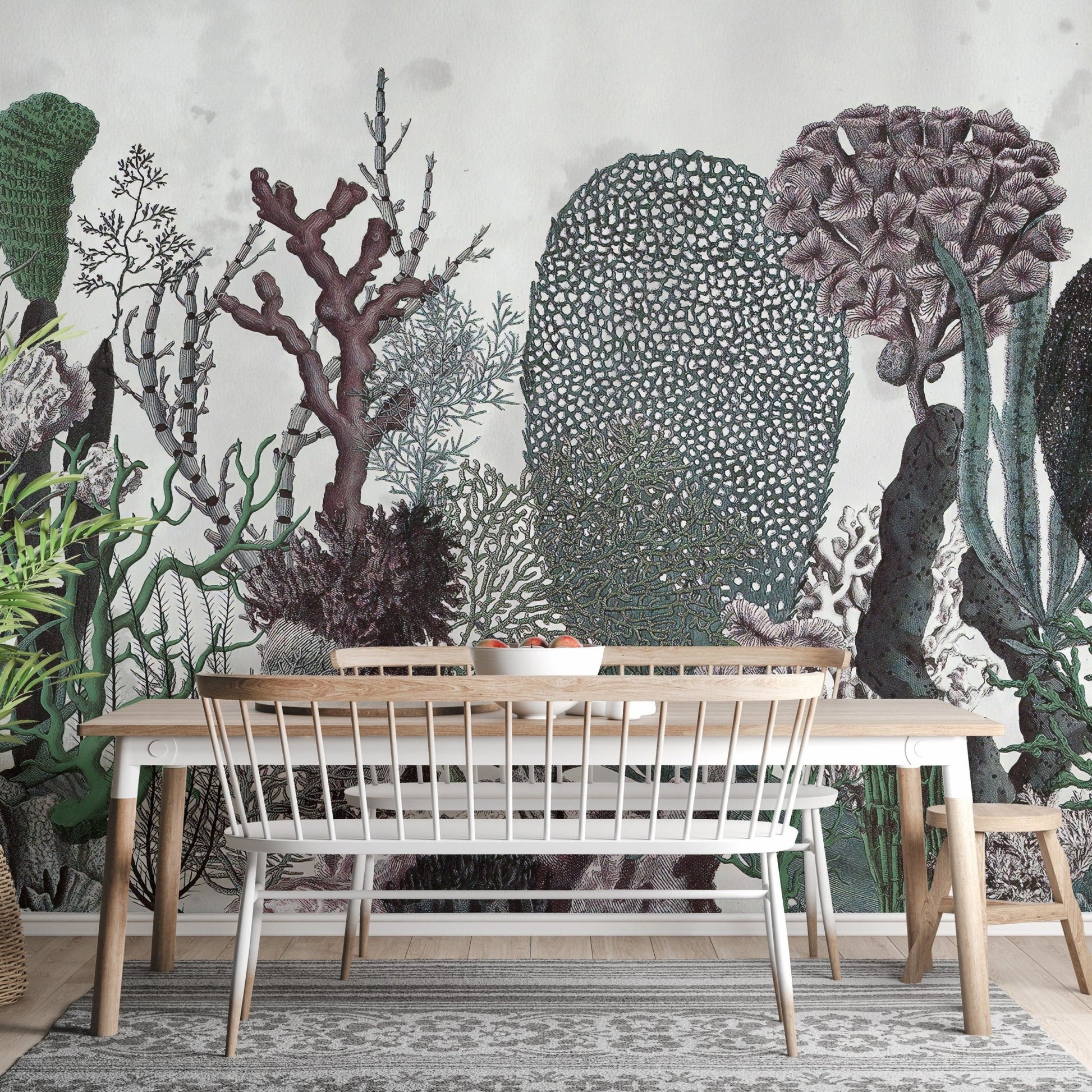 Floral Plants Wall Mural
