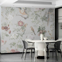 Charming flower wall background

