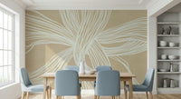 Artistic Flowing Lines wallpaper for walls, graceful movement, textured background.