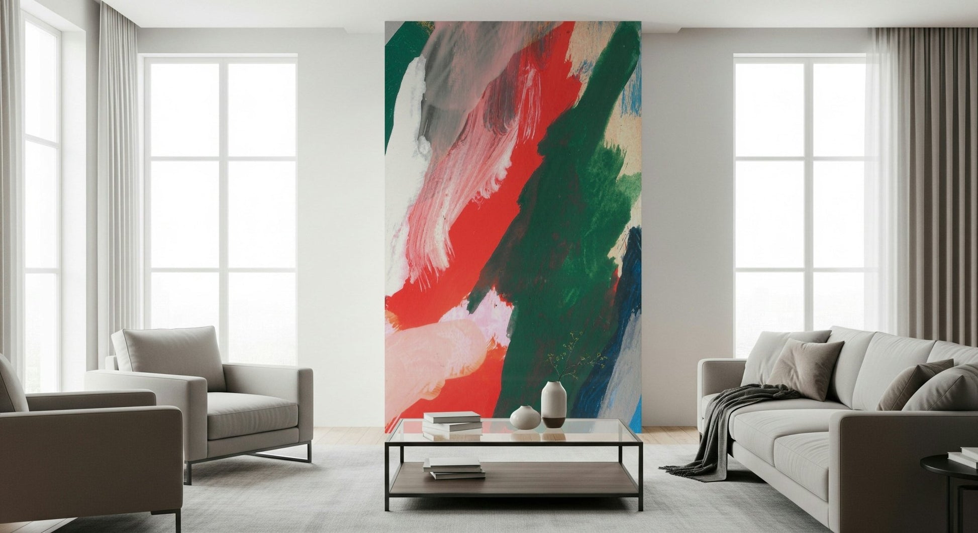 Fluid Forms Wall Mural