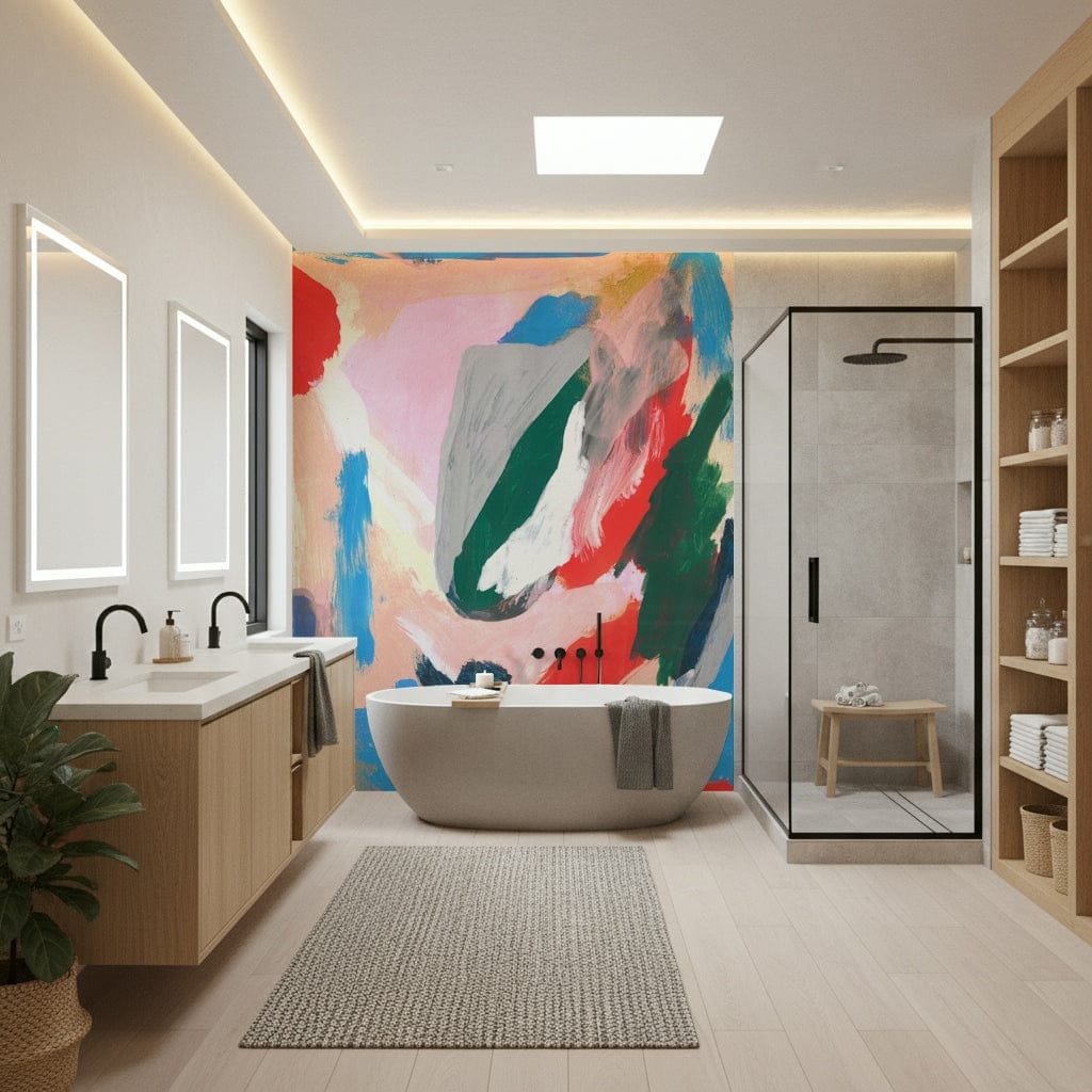 Fluid Forms Wall Mural
