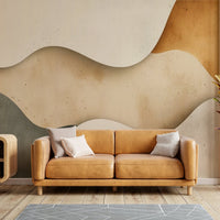 Warm earthy tones mural wallpaper texture, GD1134