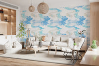 Fluid Serenity wallpaper with blended aqua tones and gentle movement