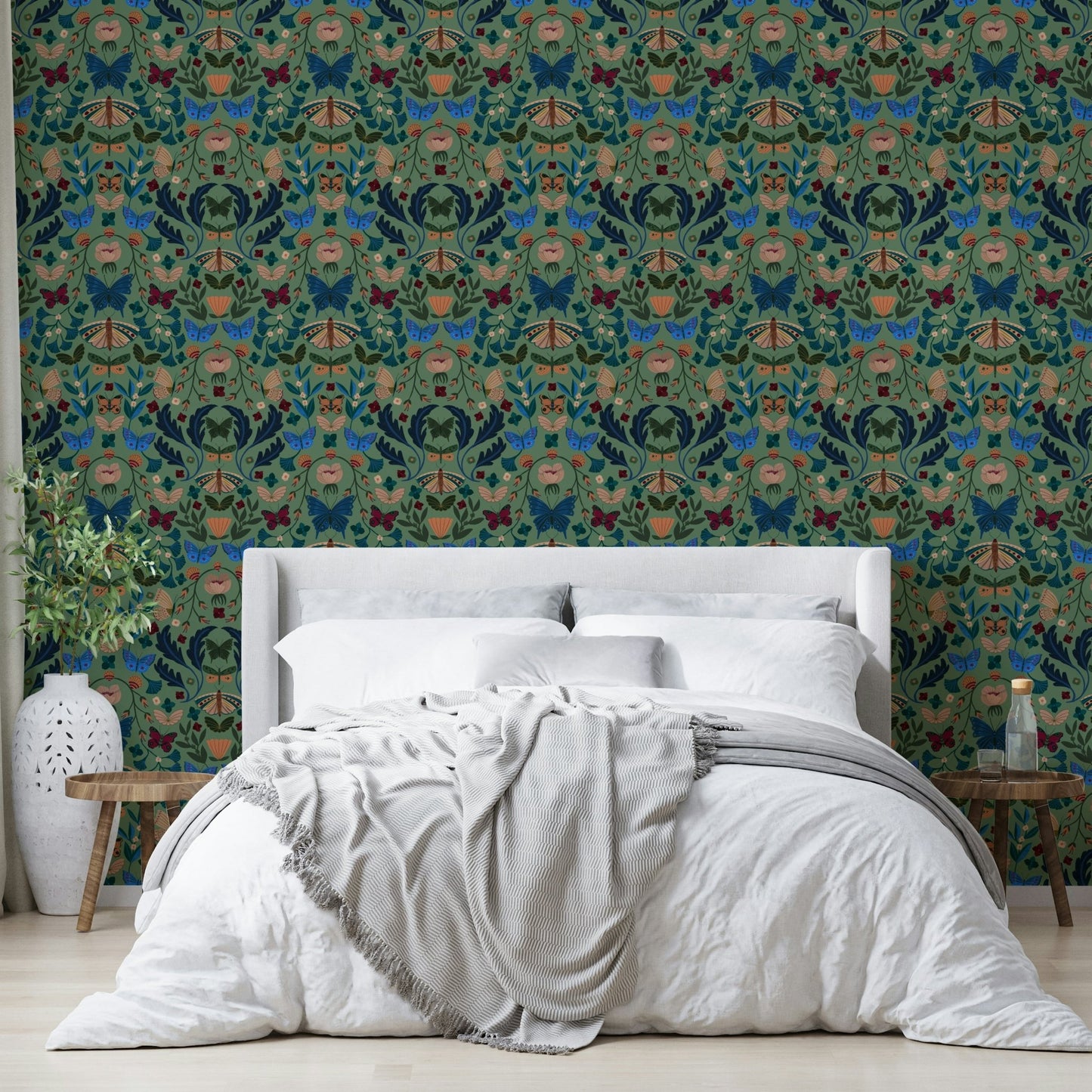 Nursery wallpaper with butterflies GD808

