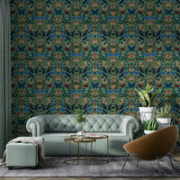 Light nature-inspired wall mural GD808

