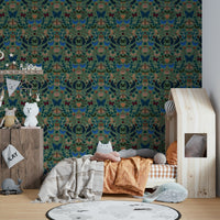 Calm floral and bird pattern GD808


