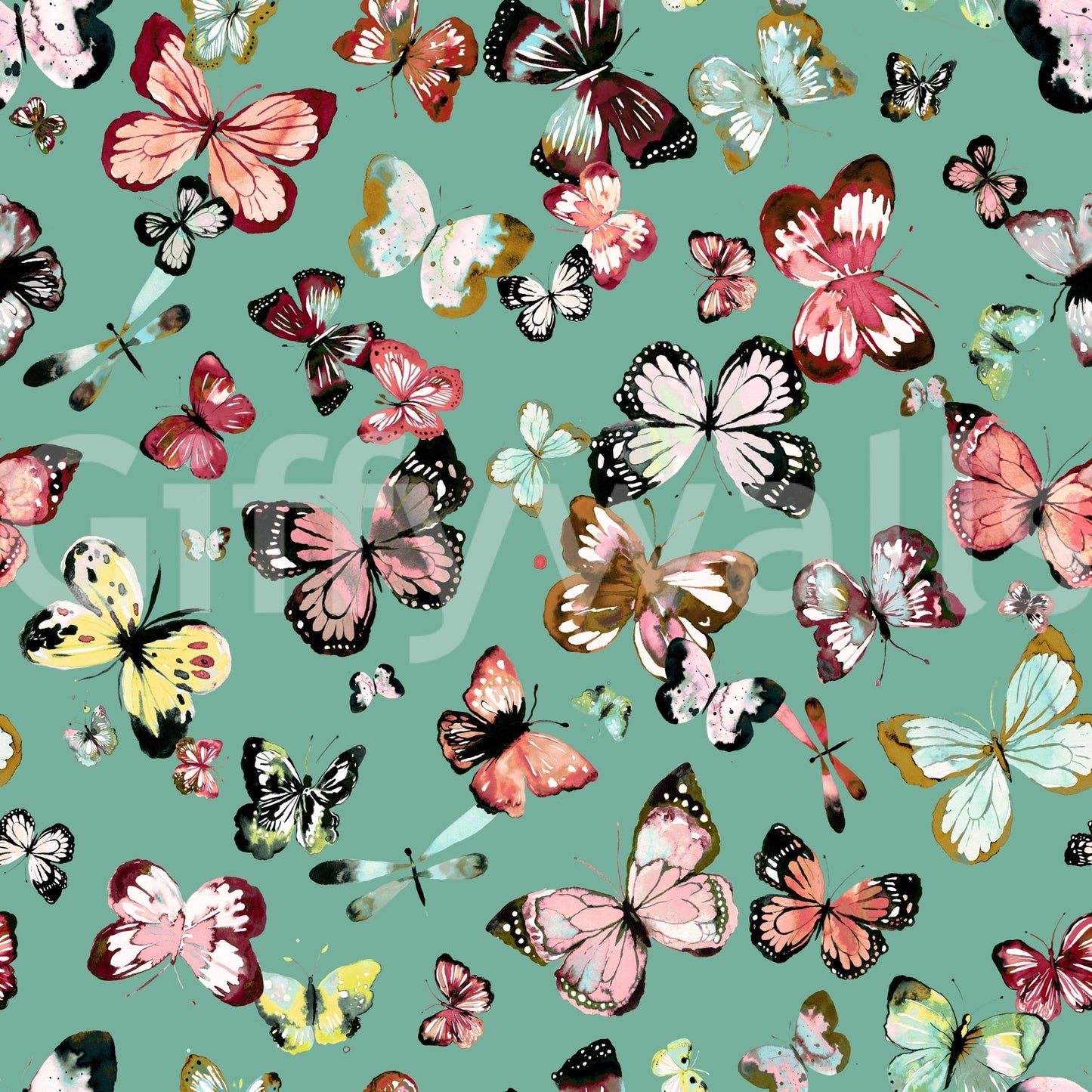 Cheerful butterfly wall decor, GD862