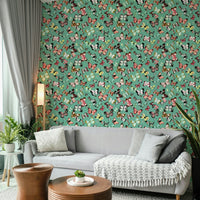 Bold mural wallpaper with insects, GD862