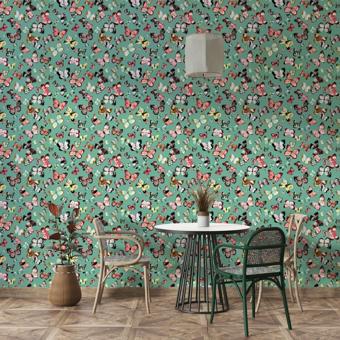 Whimsical flying butterfly design, GD862