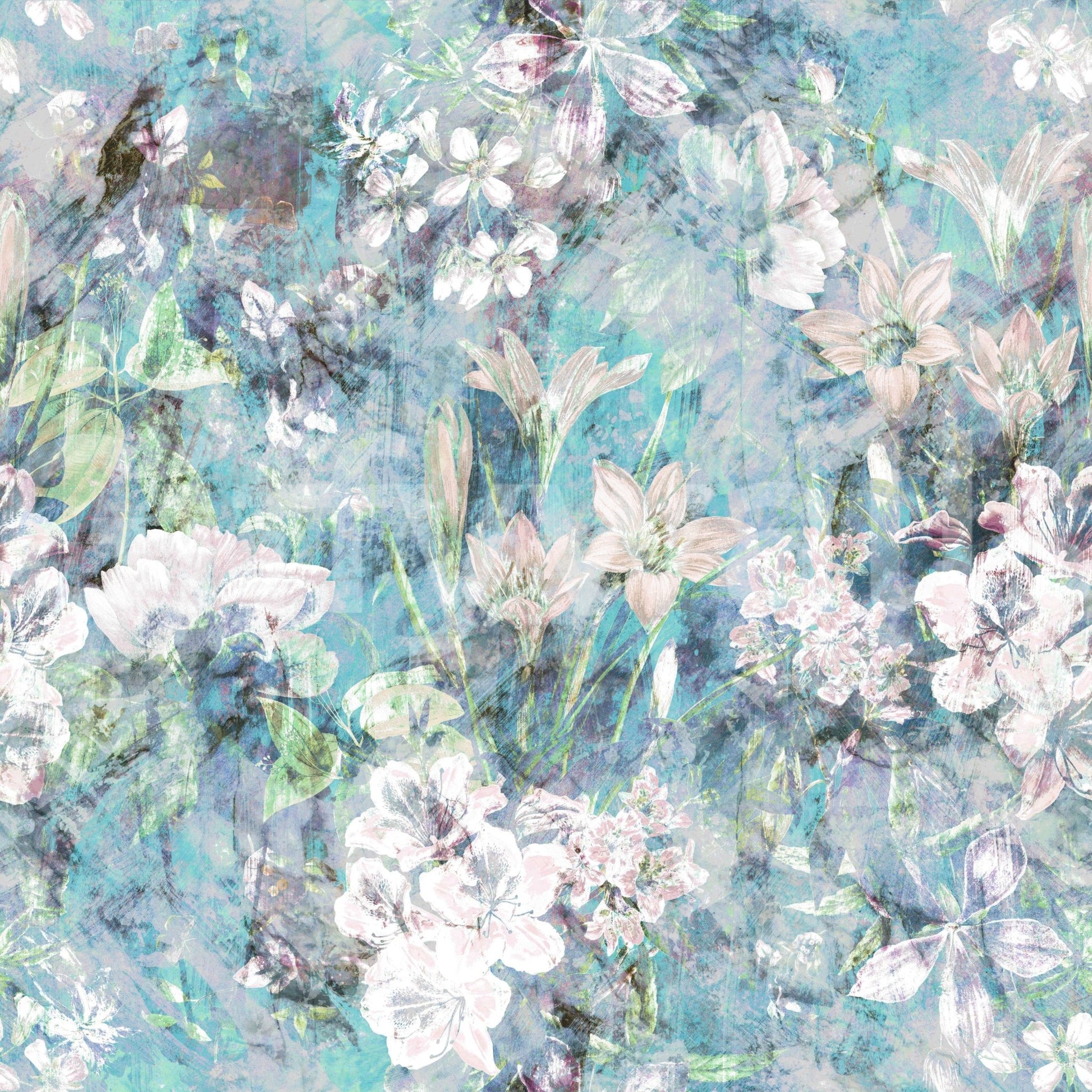 Quiet flower design wallpaper.
