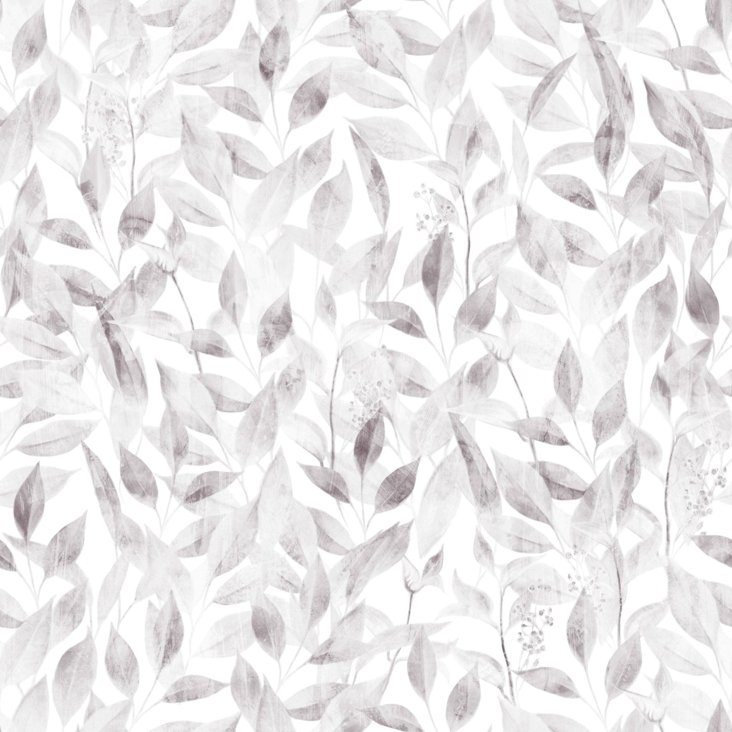 A seamless pattern of leaves on a wall

