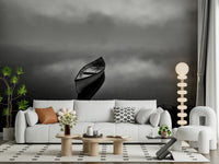 A serene flowing water wall mural for your decor.