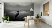 A beautiful modern art wall mural of delicate water.