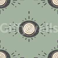 Organic floral mural wallpaper for cozy rooms

