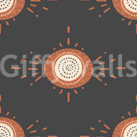 Scandinavian floral wallpaper with vintage character

