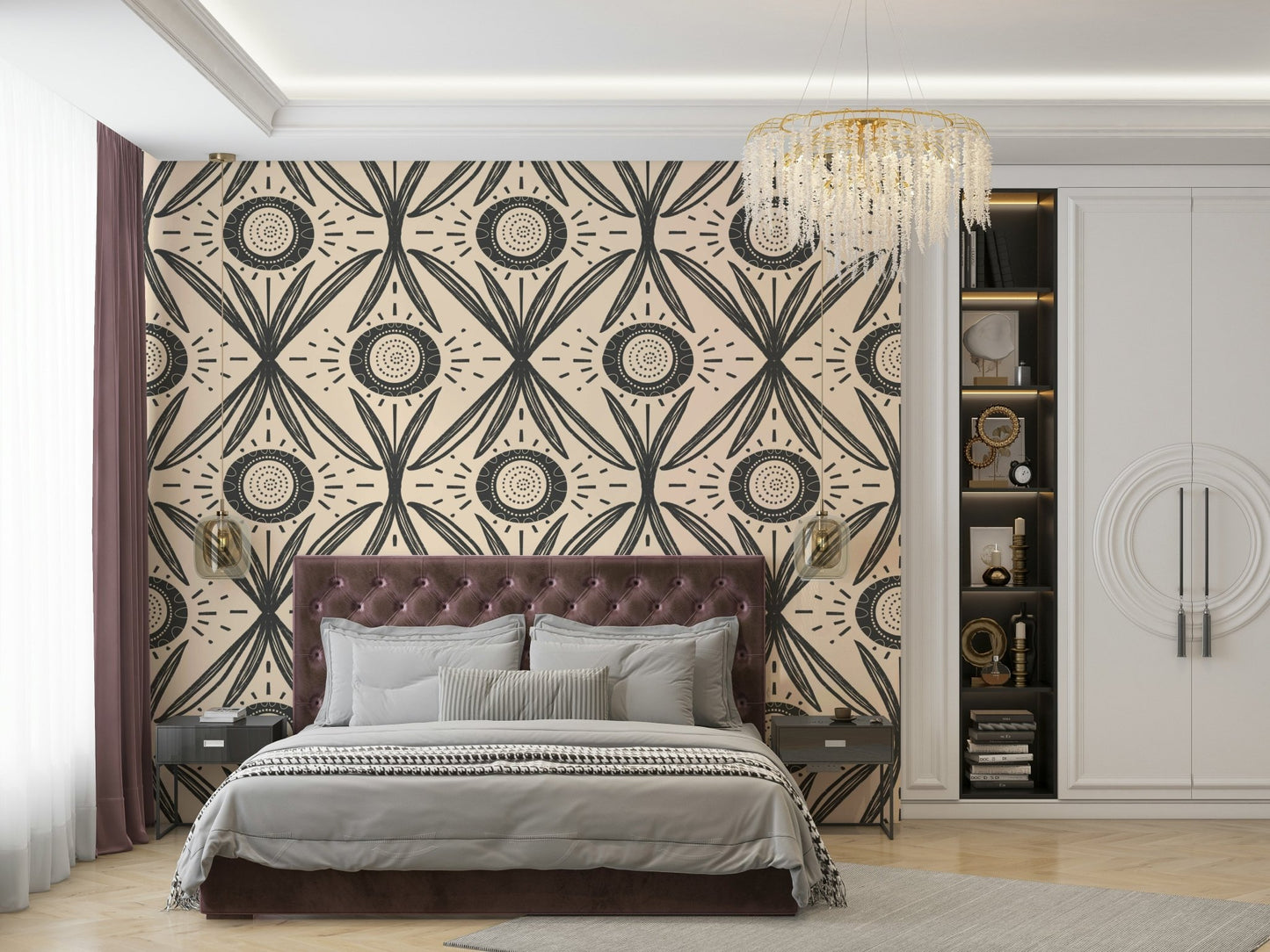 Classic floral pattern with modern feel
