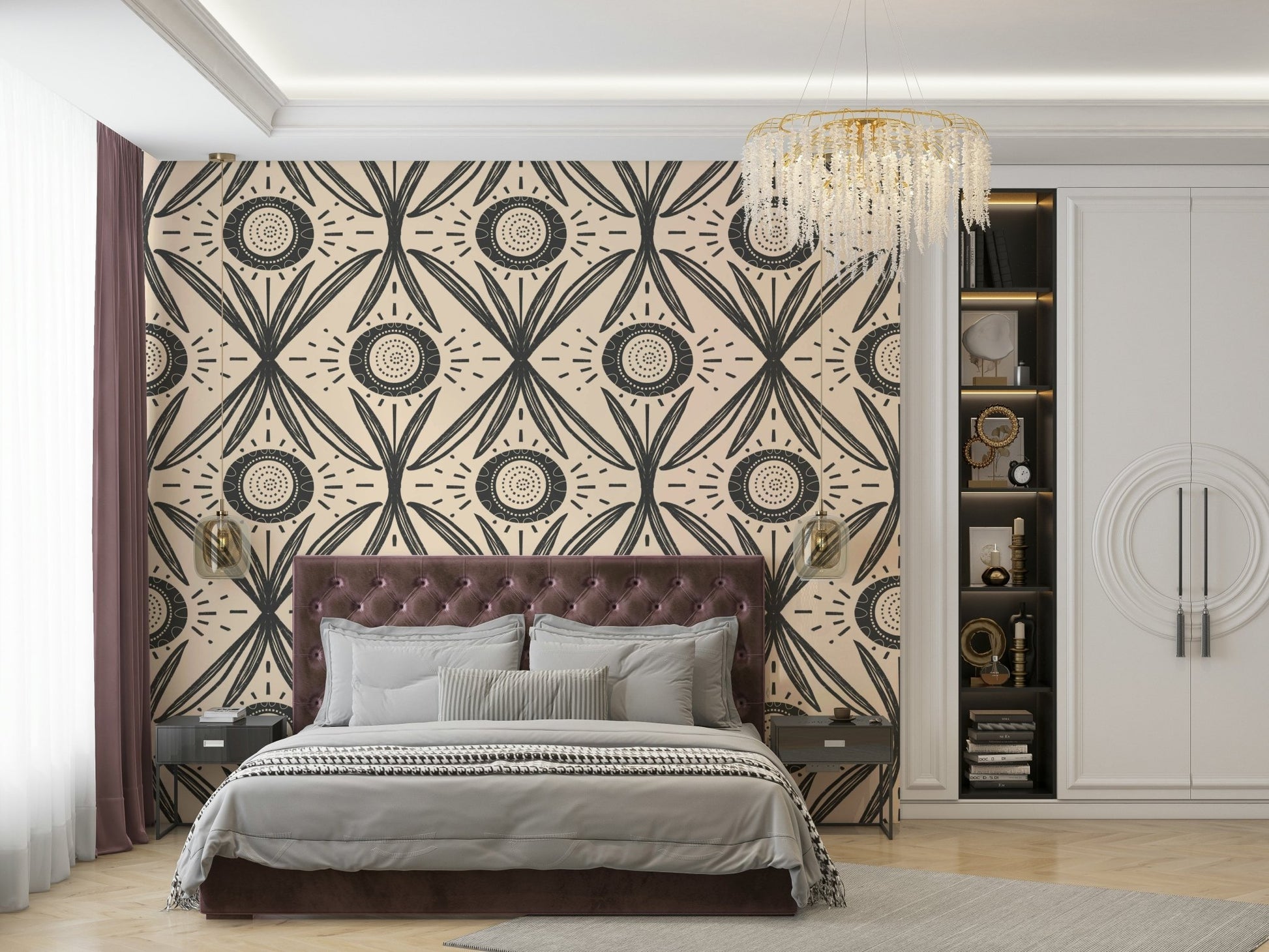 Classic floral pattern with modern feel
